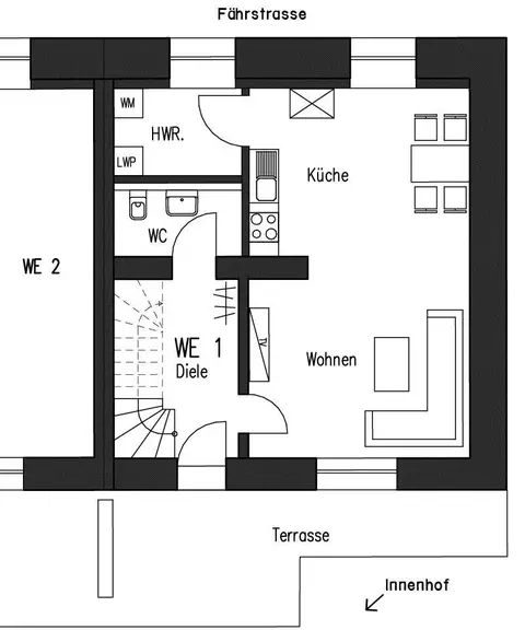 Pronájem domu 112 m², pozemek 130 m², Fährstraße 9, Bad Dürrenberg