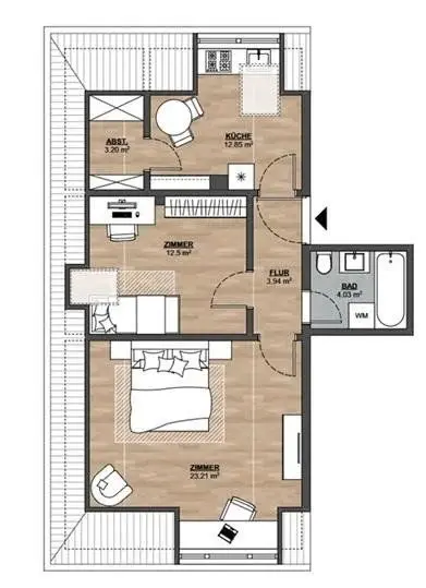 Prodej bytu 2+kk 57 m², Darmstadt