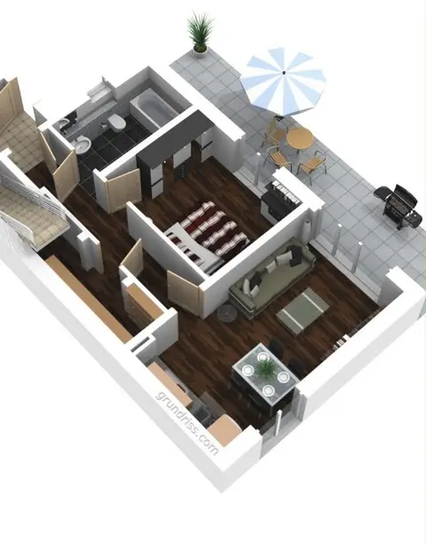 Pronájem bytu 2+1 65 m², Rudower Str. 178A, Berlin