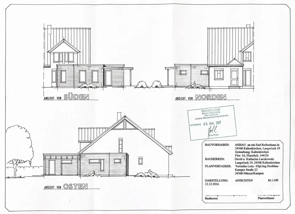 Prodej domu 182 m², pozemek 534 m², Langwisch 19, Kaltenkirchen
