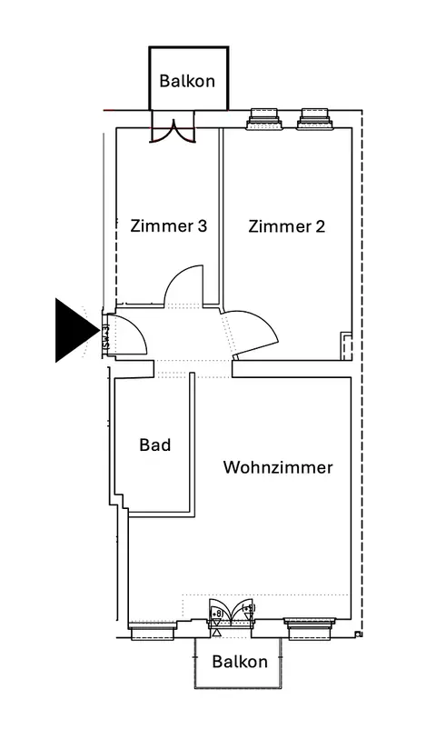 Pronájem bytu 3+1 62 m², Schöneberger Str. 9, Berlin