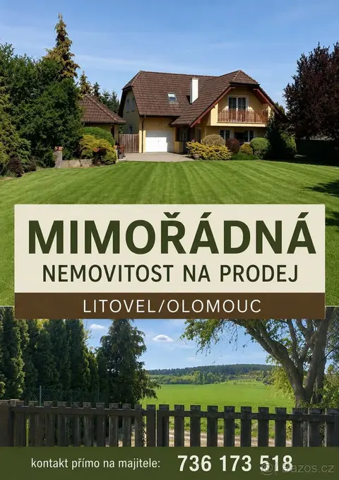 Rodinný dům na prodej Olomouc/Litovel u lesa