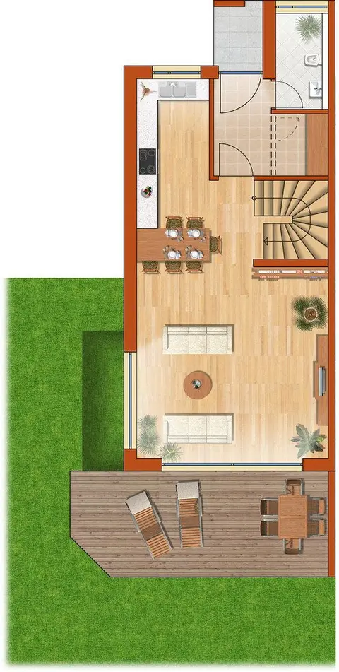 Pronájem domu 149 m², pozemek 284 m², Kirchstr. 10 b, Landsberied